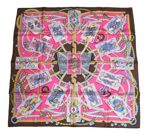 Hermes Cards Scarf 